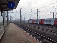 © christian winkler bahnhof, leere geleise